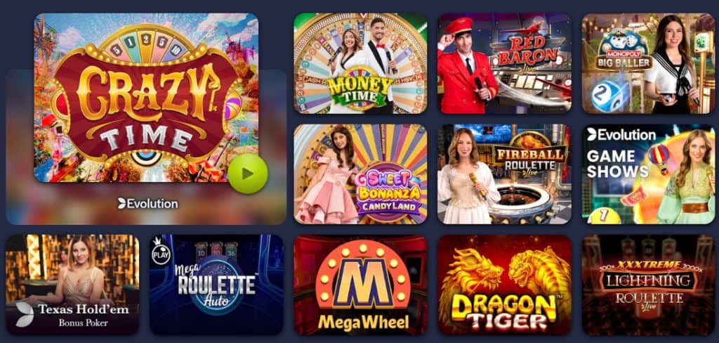 Epicbet live-mängud